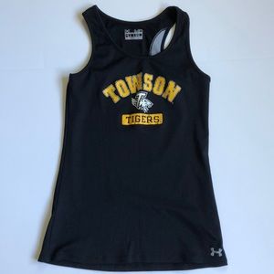 Under Armour Black Towson University tank top